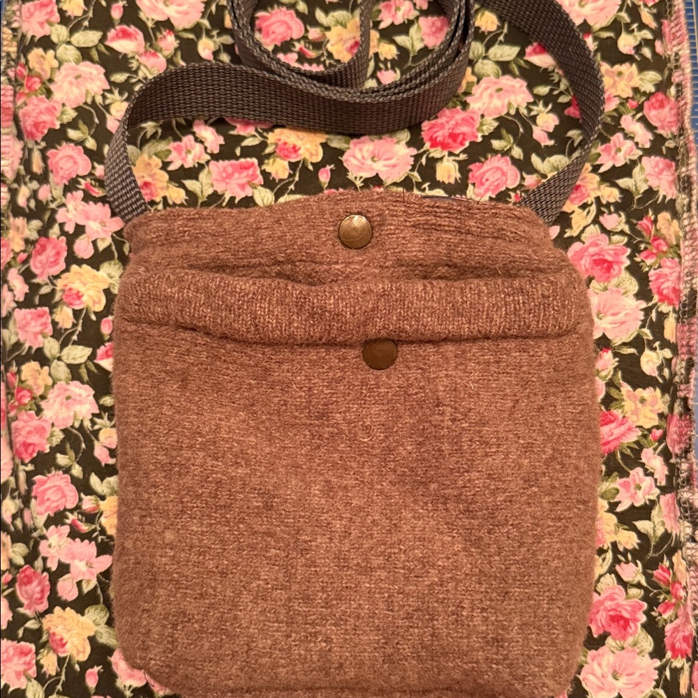 Handmade Brown Mini Crossbody Set